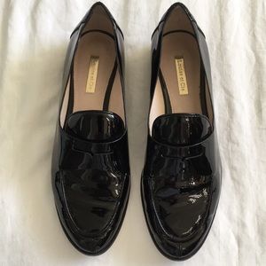 Louise et Cie Black Patent Leather Loafers, Size 8